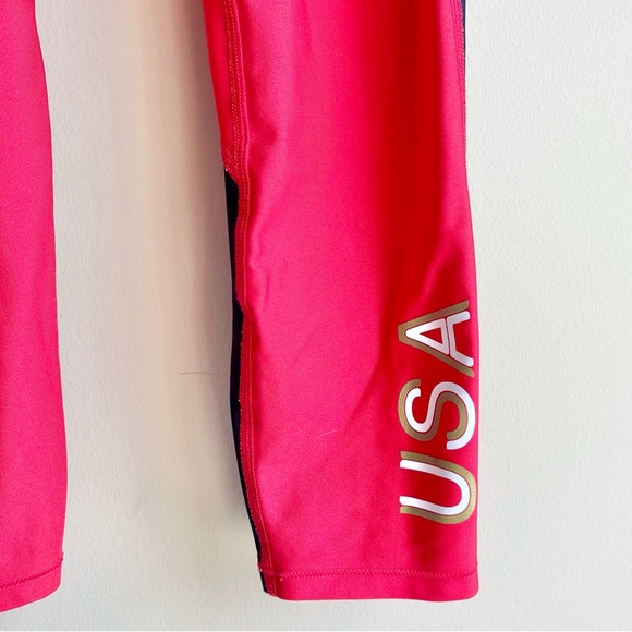 Under Armour Compression Heatgear Team USA Olympics Sport Leggings - Picture 2 of 6